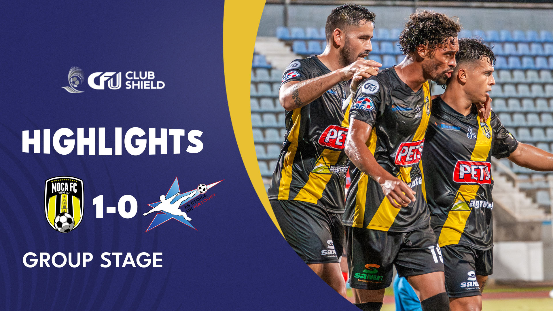 HL Moca FC (DOM) v. AS Étoile de Matoury (GUF) | FULL HIGHLIGHTS |  2025 CFU Club Shield